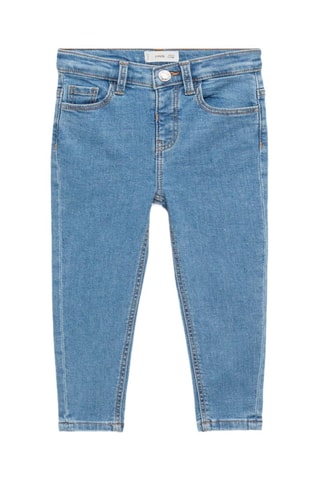 Jean skinny coton - Bleu