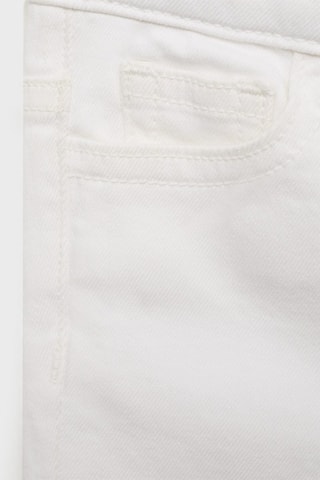 Jean flare ourlet effiloché - Blanc