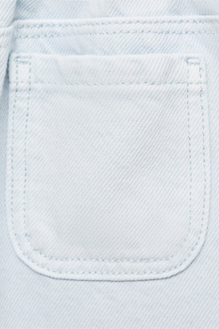 Jeans paperbag droits - Beige