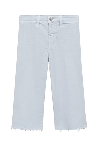 Jean seamless ourlet effiloché - Blanc cassé