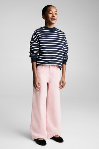 Jean wide leg - Rose