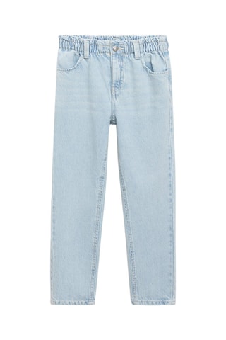 Jean paperbag - Blanc cassé