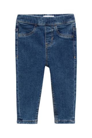 Jean taille élastique - Bleu marine