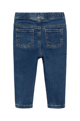 Jean taille élastique - Bleu marine