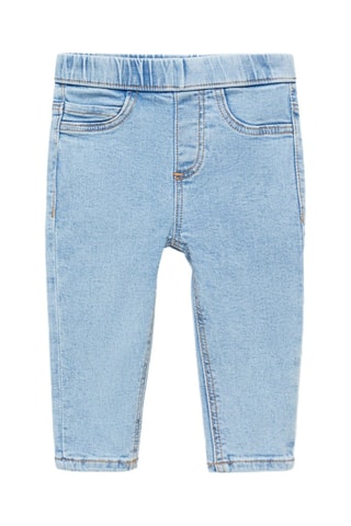 Jean taille élastique - Bleu clair