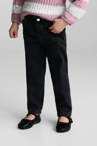 Jean paperbag - Noir