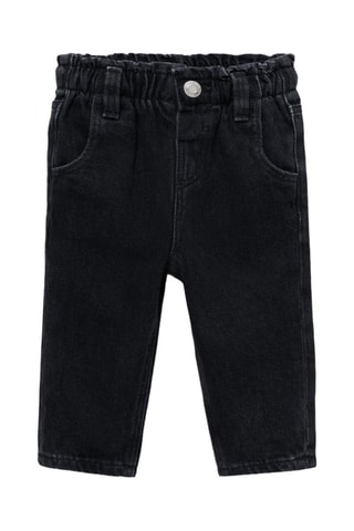 Jean paperbag - Noir