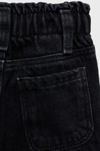 Jean paperbag - Noir