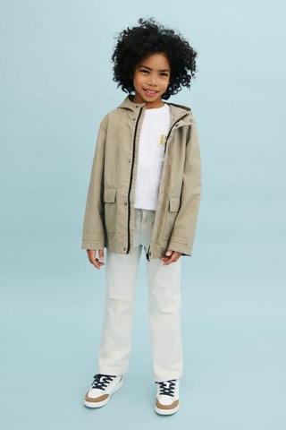 Parka poches capuche - Sable