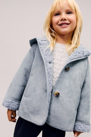 Manteau double face - Bleu