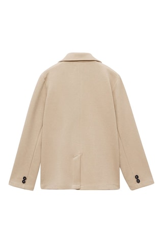 Veste piqué de coton - Sable