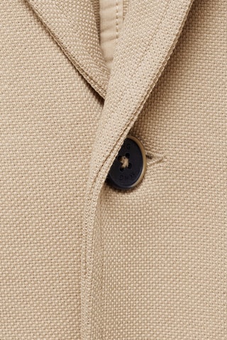 Veste piqué de coton - Sable