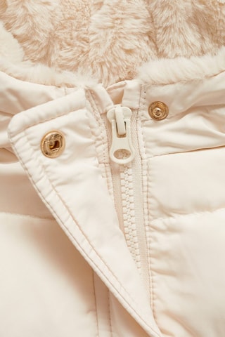 Anorak plume matelassé - Écru