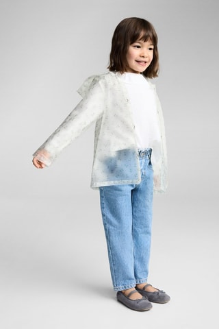 Veste imperméable transparente - Blanc