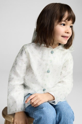 Veste imperméable transparente - Blanc