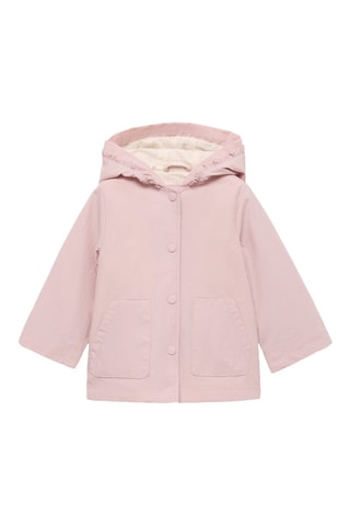 Veste imperméable à capuche - Rose