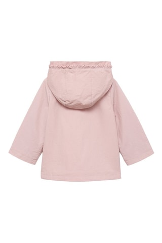 Veste imperméable à capuche - Rose