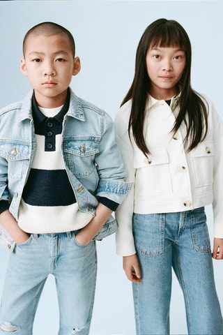 Veste texturée poches - Beige