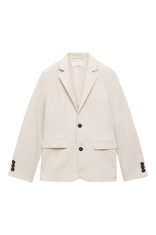 Veste de costume lin - Sable