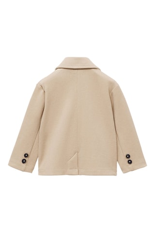 Veste piqué de coton - Sable