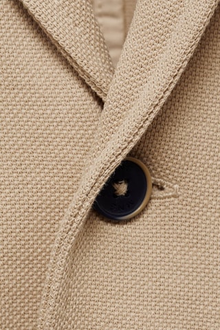 Veste piqué de coton - Sable