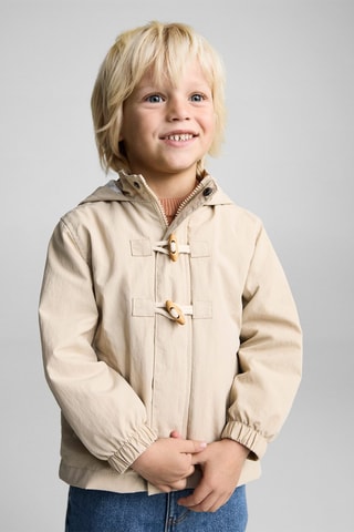 Anorak style duffle-coat - Sable