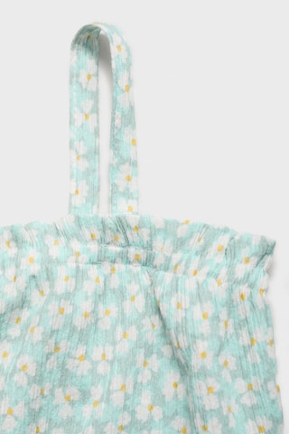 Top à bretelles imprimé - Vert d'eau