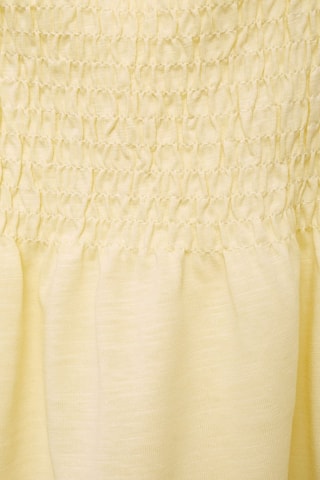 Top bretelles froncé - Jaune