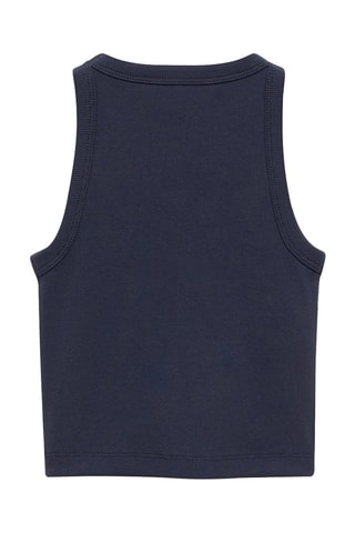 Crop top maille - Blanc cassé