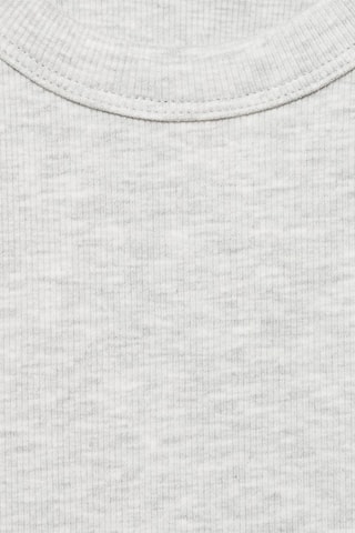 Crop top maille - Blanc cassé