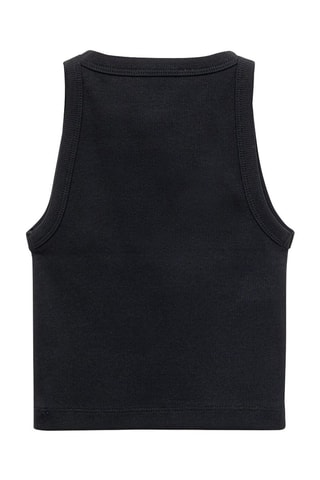 Crop top maille - Blanc cassé