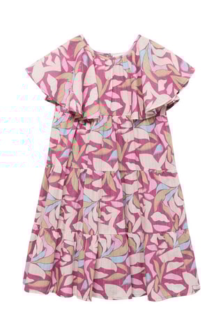 Robe courte imprimée - Violet