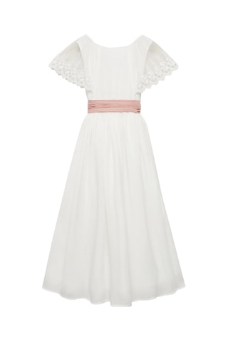 Robe détails brodés - Blanc