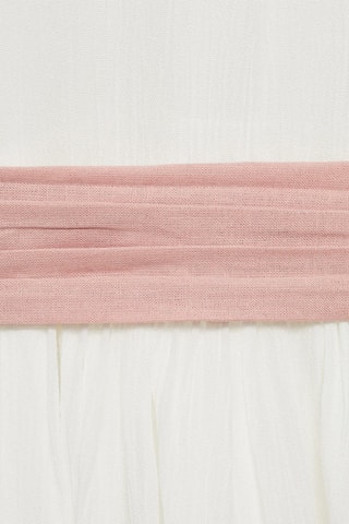 Robe détails brodés - Blanc