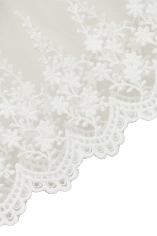 Robe détails brodés - Blanc