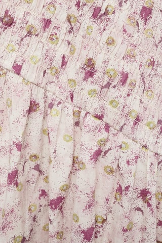 Robe courte imprimée - Rose