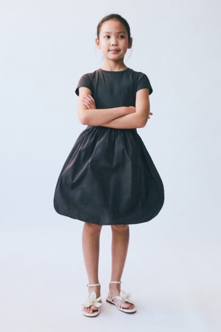 Robe jupe ballon - Bleu marine