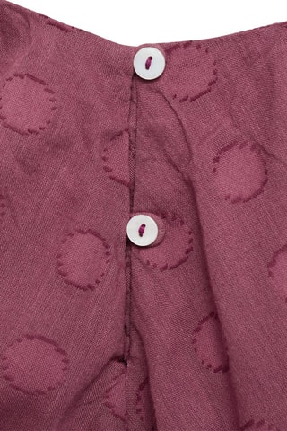 Robe pois volants - Violet