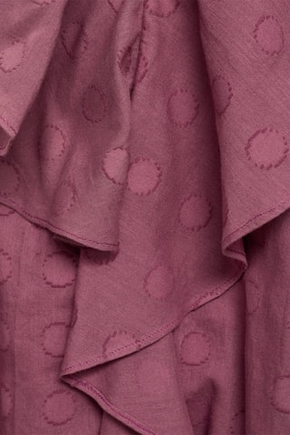 Robe pois volants - Violet