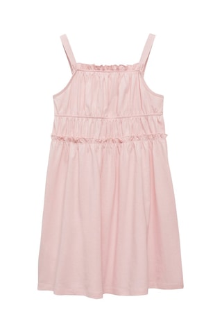 Robe froncée bretelles - Rose