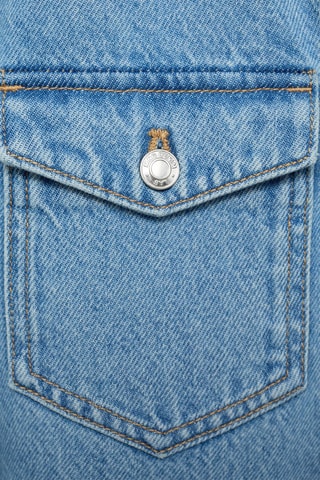 Robe en jean courte - Bleu