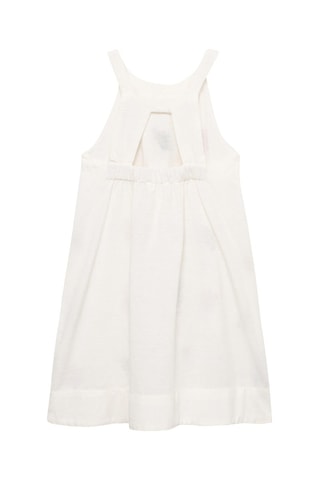 Robe à broderie florale - Beige