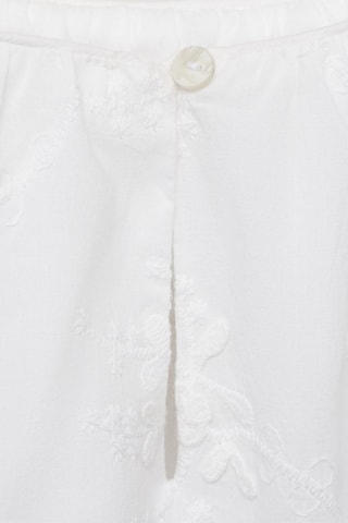 Robe détails brodés - Blanc