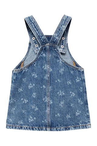 Robe chasuble imprimée - Bleu