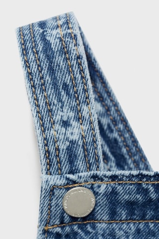 Robe chasuble imprimée - Bleu