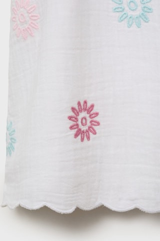 Robe détails brodés - Blanc