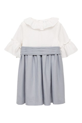 Robe jupe contrastante - Blanc