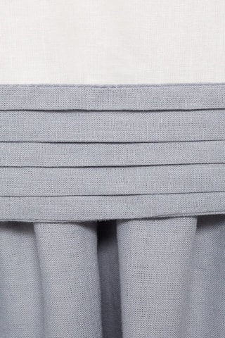 Robe jupe contrastante - Blanc