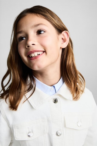 Blouson en jean - Blanc