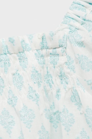 Chemisier plumetis imprimé - Vert pastel